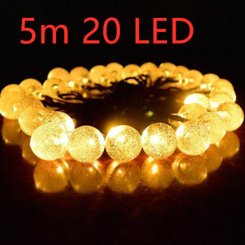 Crystal solar power of the led lamp string lights Christmas lights solar garden outdoor decoration for Christmas Crystal solar power of the led lamp string lights Christmas lights solar garden outdoor decoration for Christmas